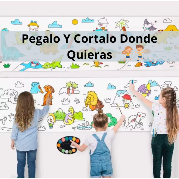 Papel De Dibujos Para Colorear de Pared